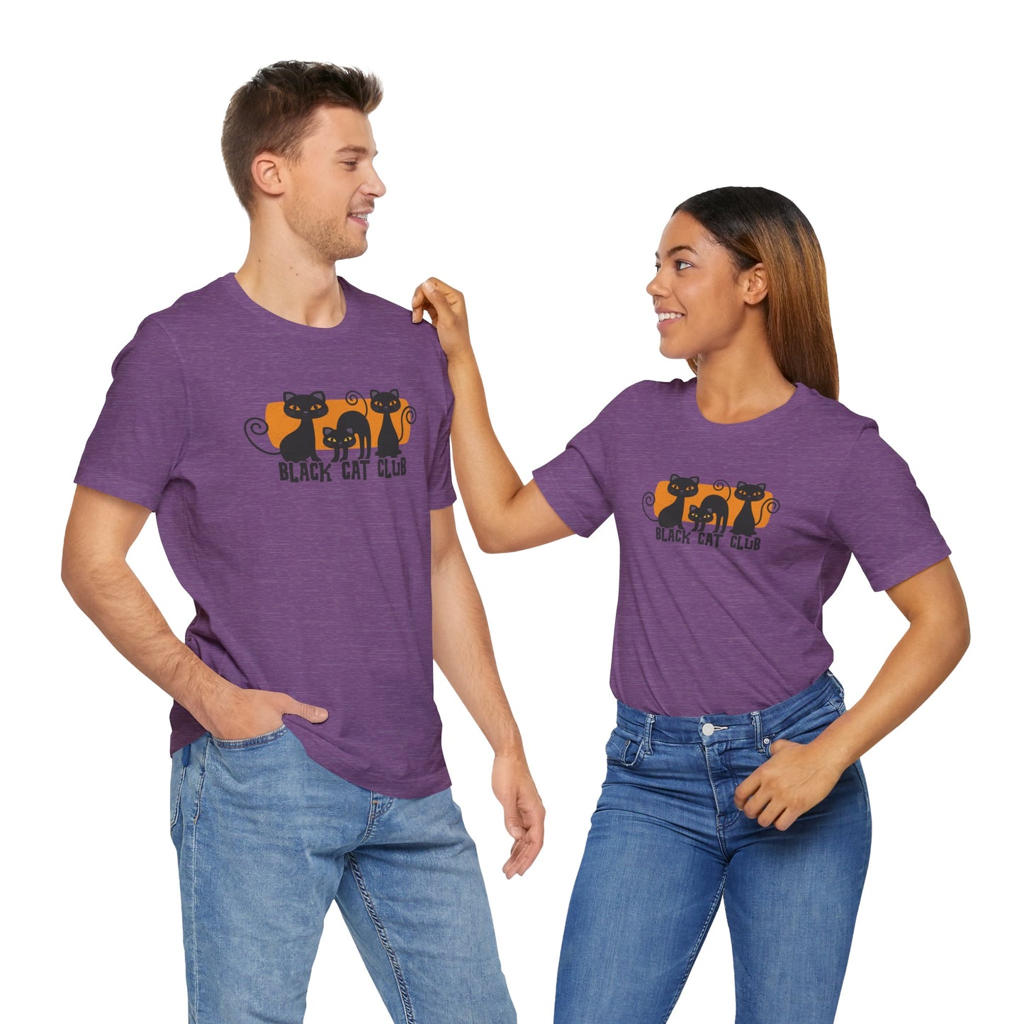 Black Cat Club Halloween Shirt – Cute & Spooky Feline Design