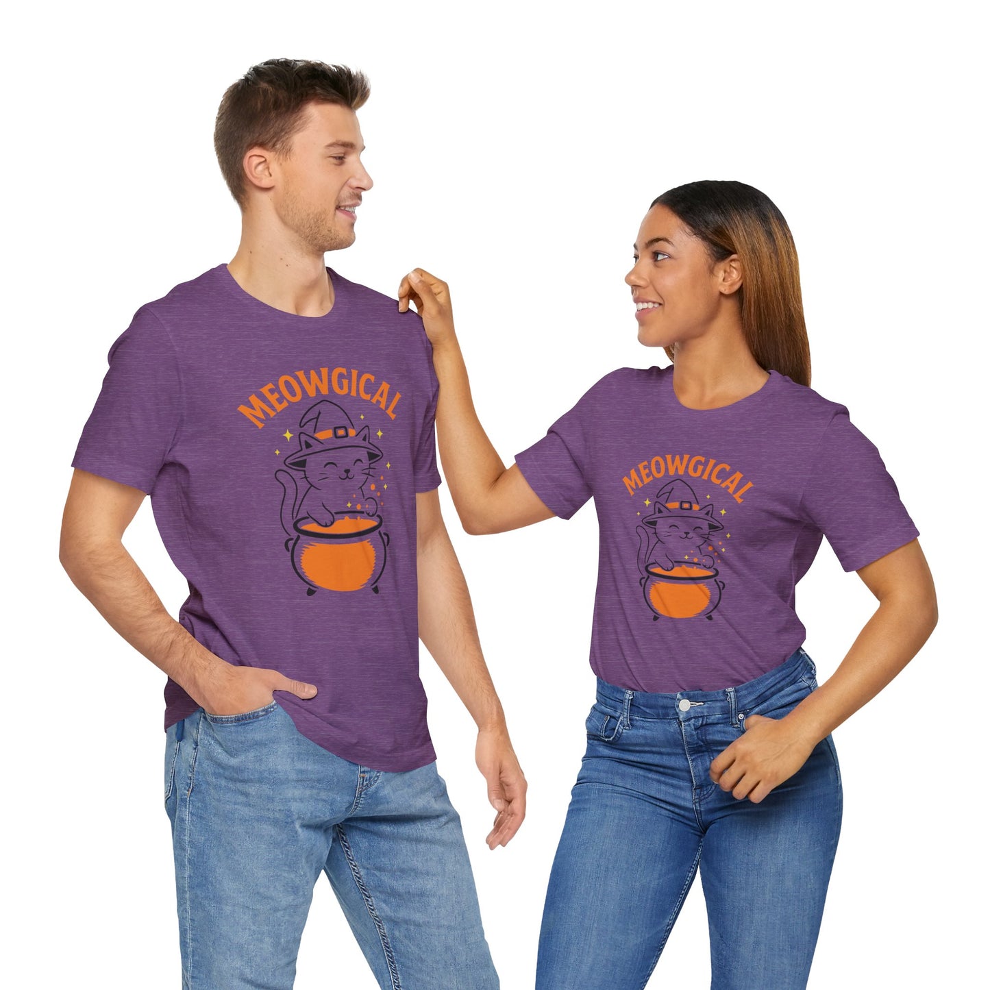 Meowgical Cat Halloween Shirt – Cute Witchy Kitty Tee for Cat Lovers