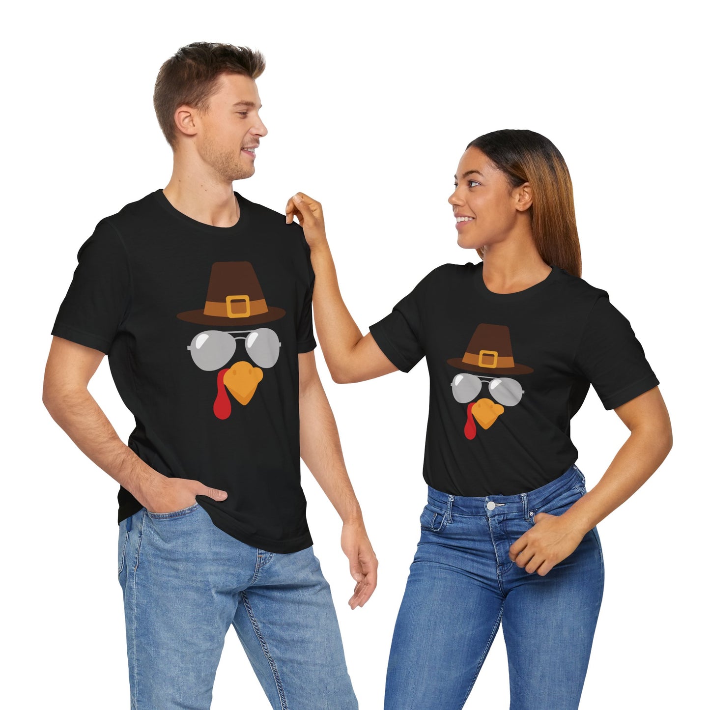 Cool Turkey Thanksgiving Shirt β Funny Pilgrim Hat & Sunglasses Tee for Men and Women