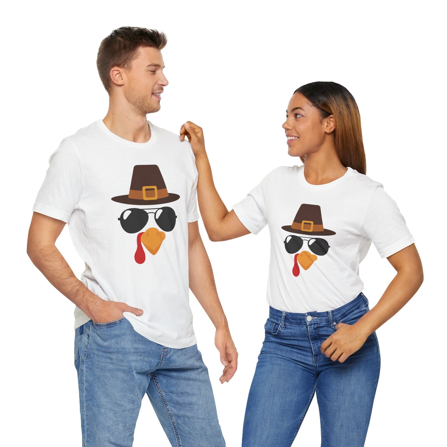 Cool Turkey Thanksgiving Shirt β Funny Pilgrim Hat & Sunglasses Tee for Men and Women
