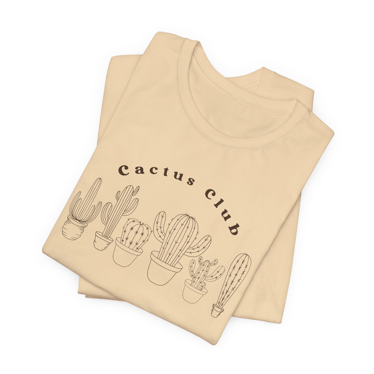 Cactus Club Graphic Tee – Minimal Desert Vibes
