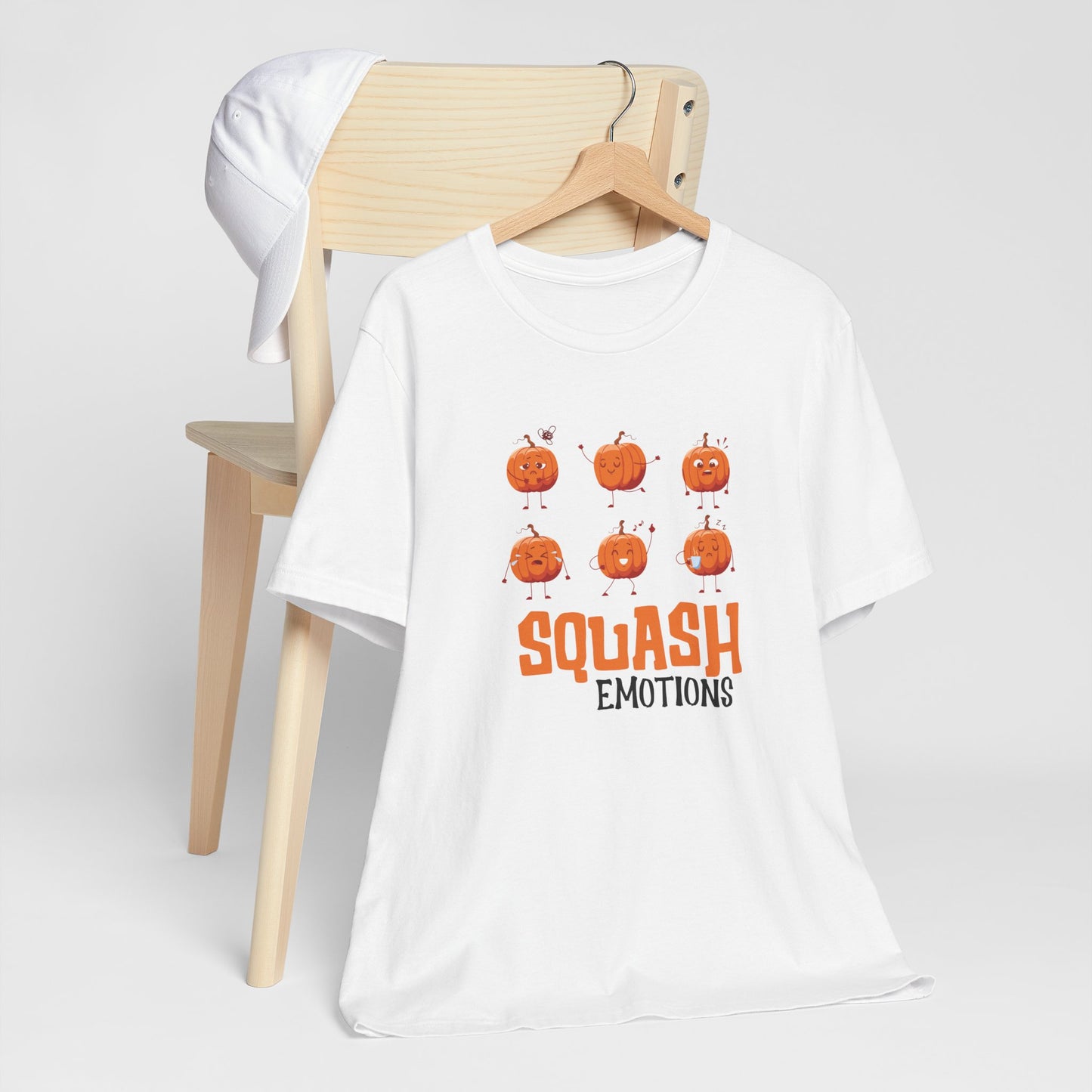 Squash – Cute Pumpkin Faces Halloween T-Shirt