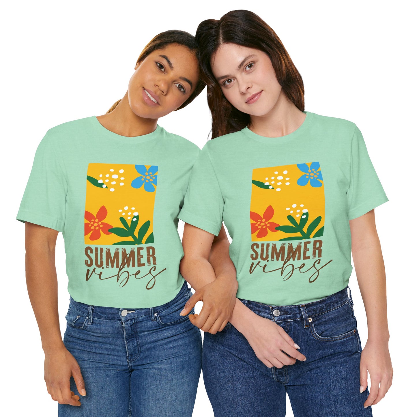 "Summer Vibes" T-Shirt – Color That Feels Like Summer