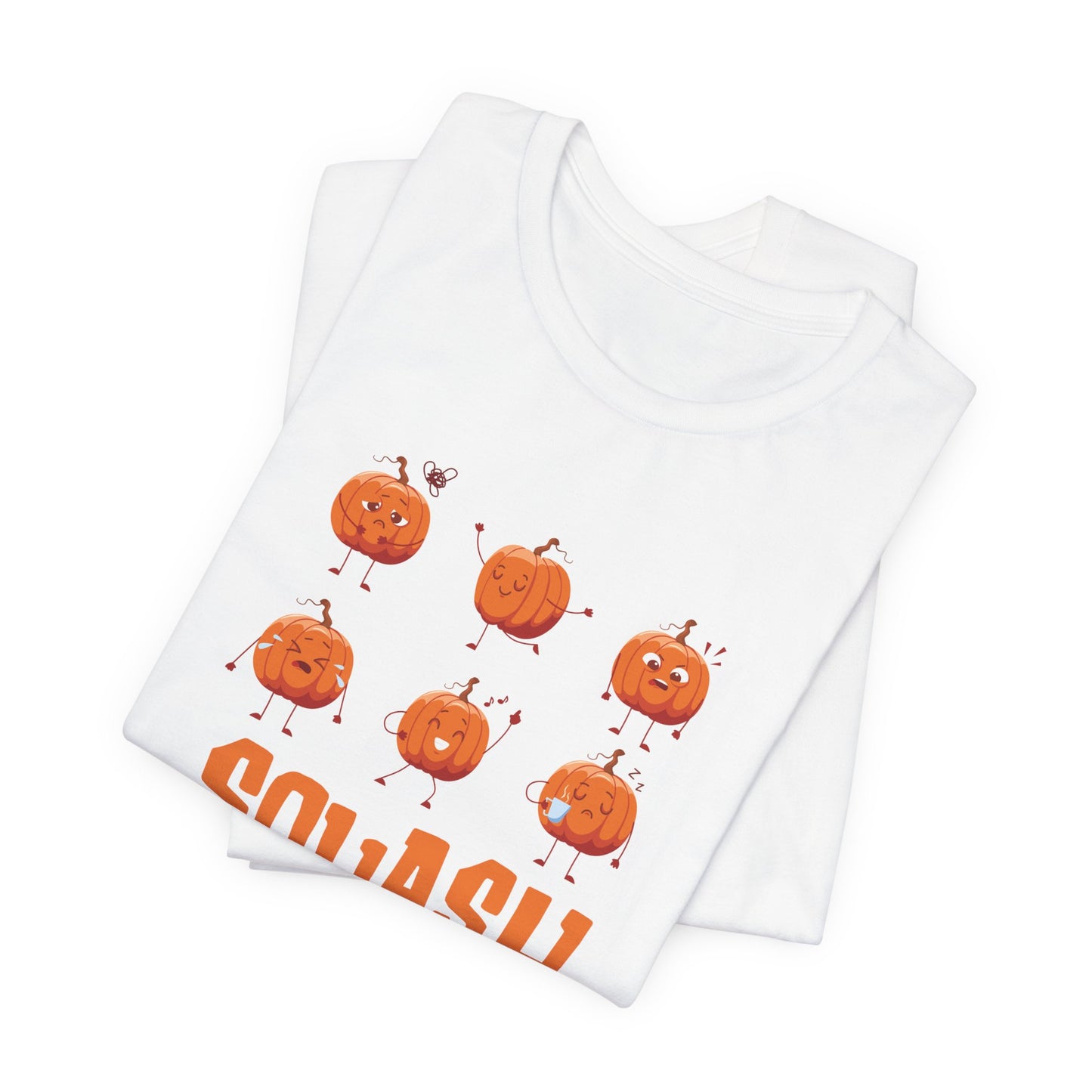 Squash – Cute Pumpkin Faces Halloween T-Shirt