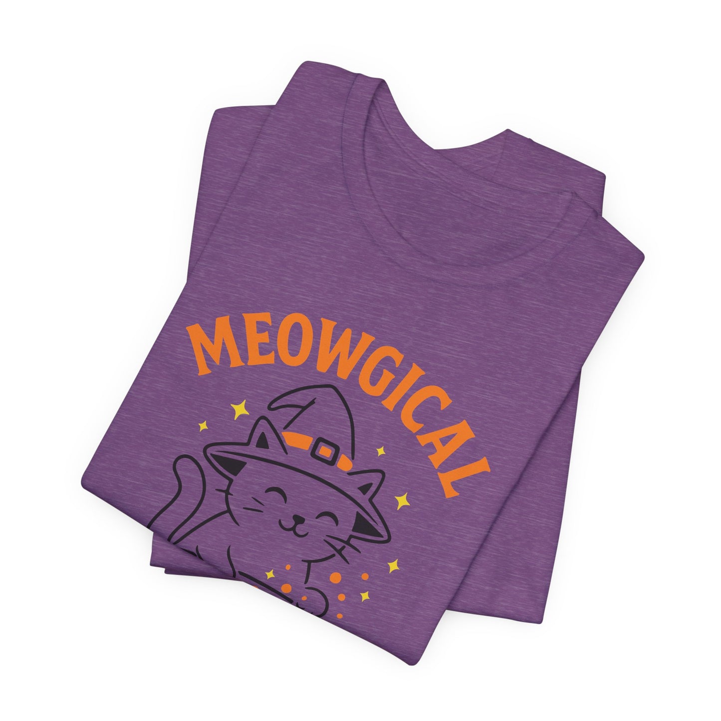 Meowgical Cat Halloween Shirt – Cute Witchy Kitty Tee for Cat Lovers