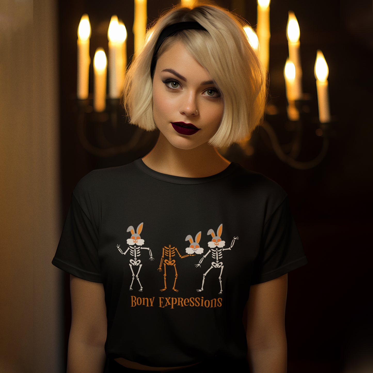Halloween Bunny T-Shirt – Cute & Creepy Vibes