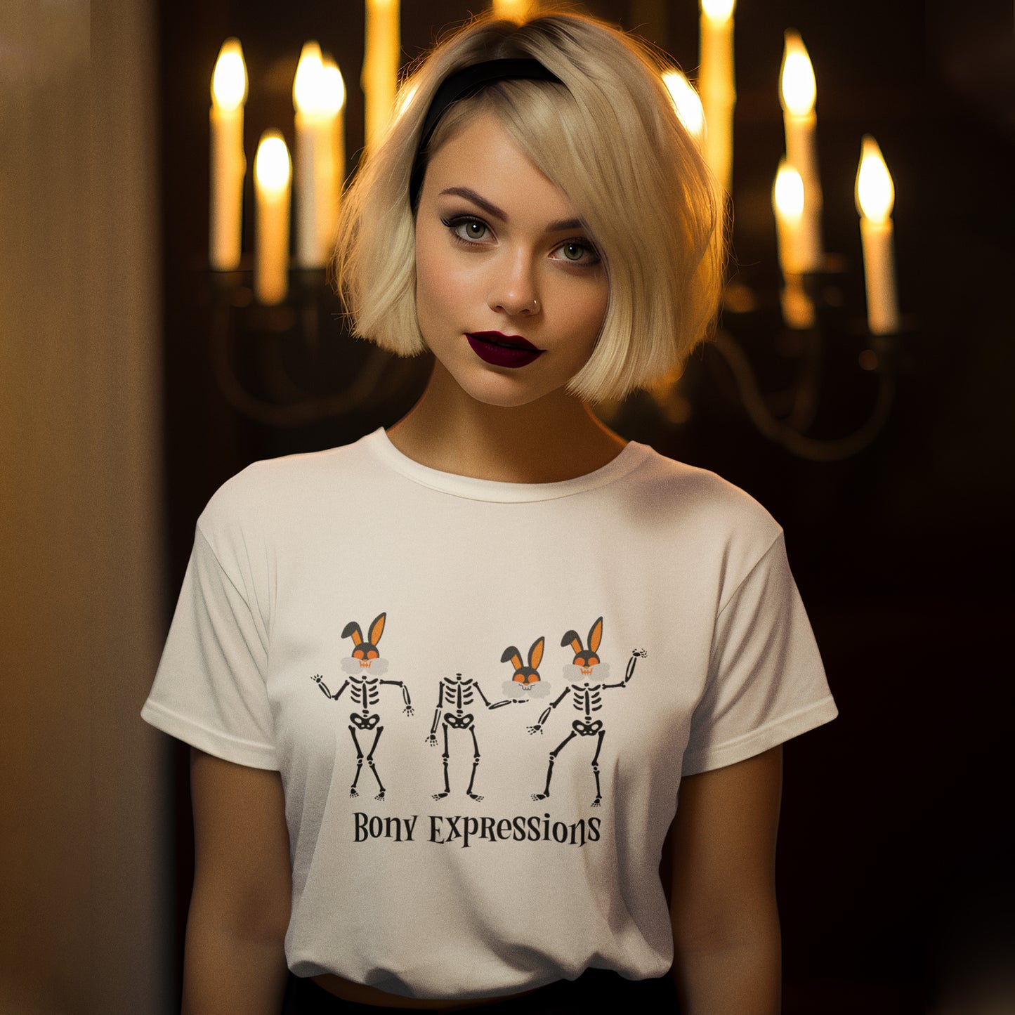 Halloween Bunny T-Shirt – Cute & Creepy Vibes