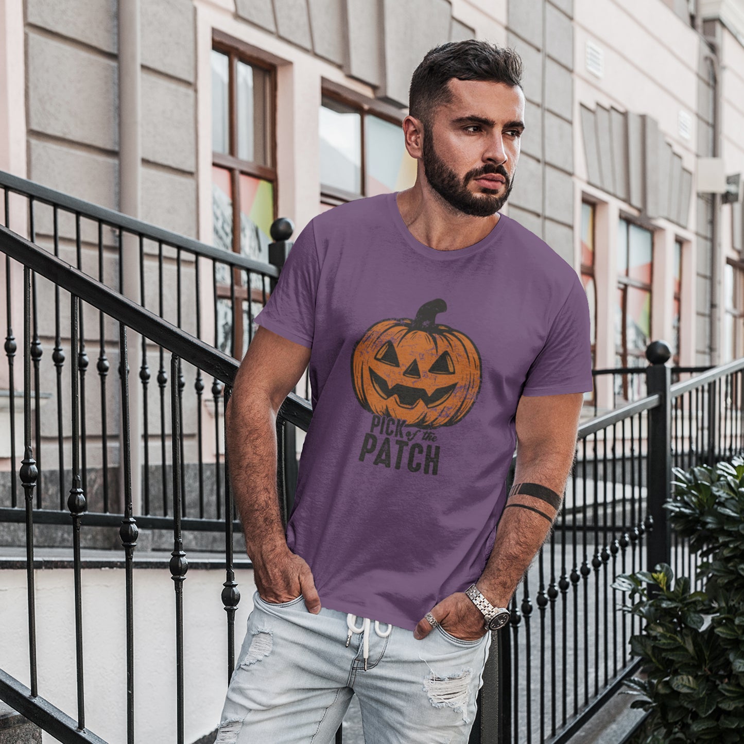 Pick of the Patch Pumpkin Halloween Shirt – Cute Jack-O’-Lantern Fall Tee