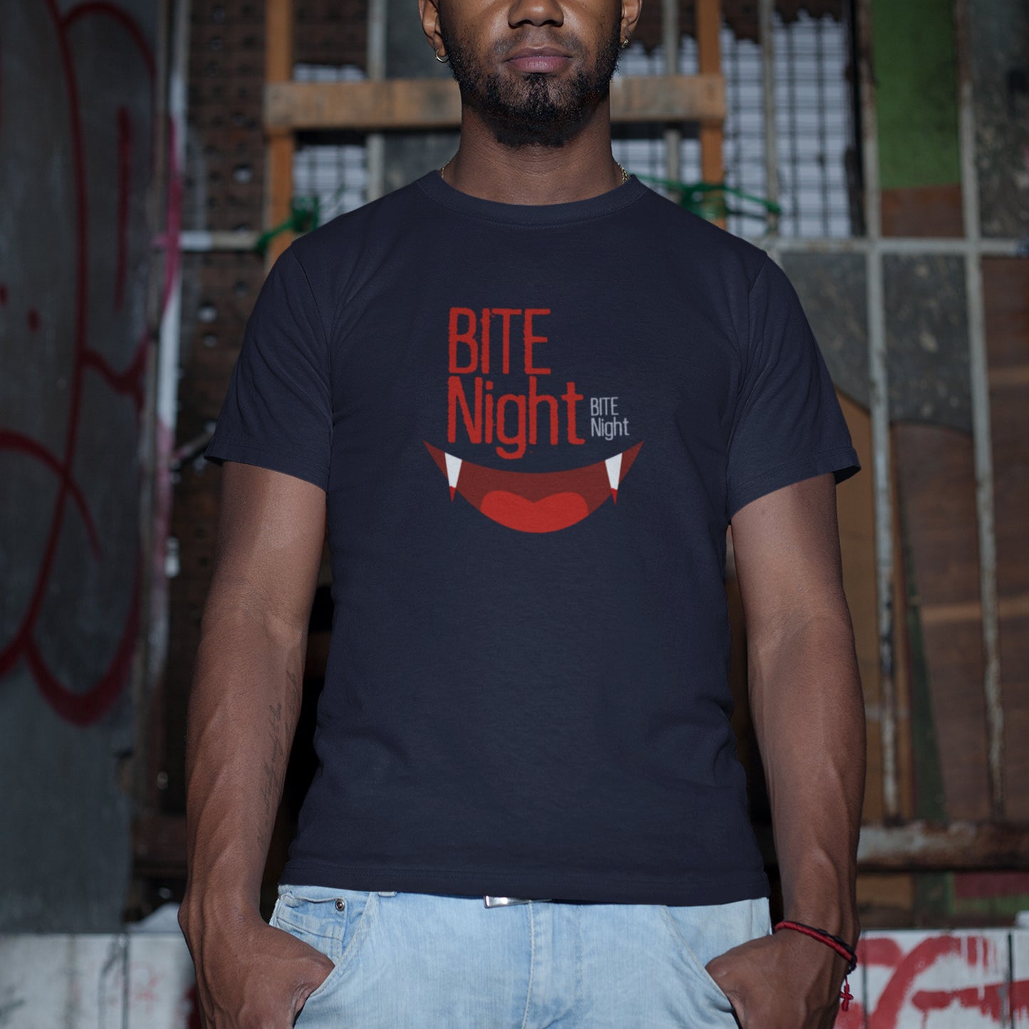 Bite Night – Vampire Halloween Party Tee