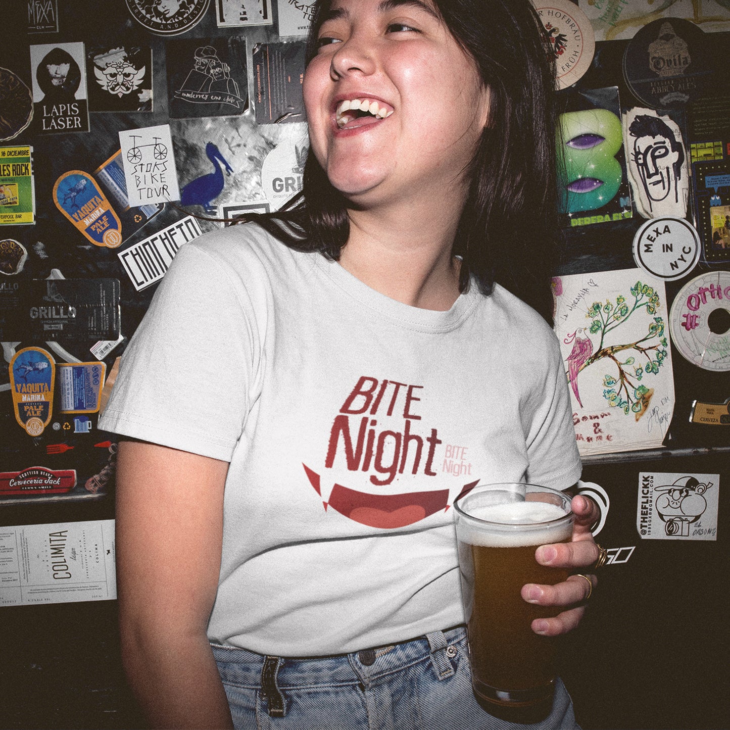 Bite Night – Vampire Halloween Party Tee