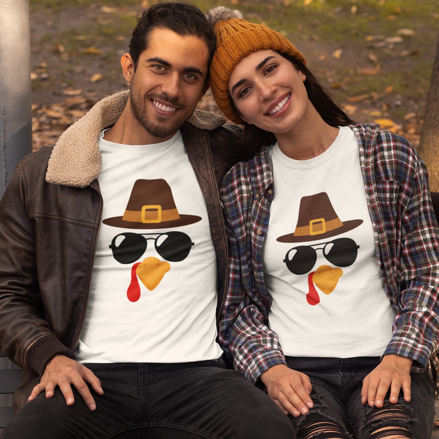 Cool Turkey Thanksgiving Shirt β Funny Pilgrim Hat & Sunglasses Tee for Men and Women