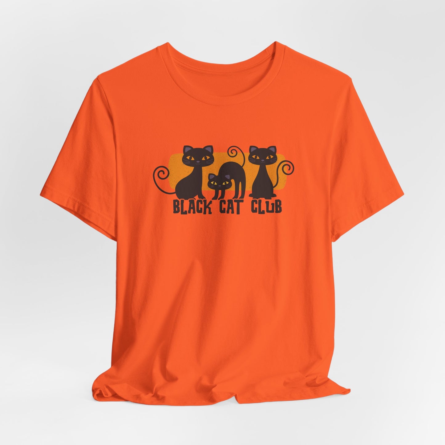 Black Cat Club Halloween Shirt – Cute & Spooky Feline Design