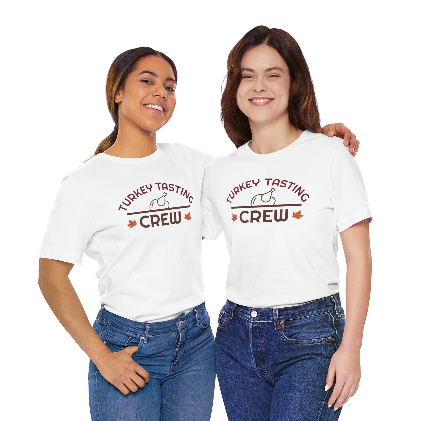 Turkey Tasting Crew T-Shirt – Funny Thanksgiving Shirt for Family and Friends