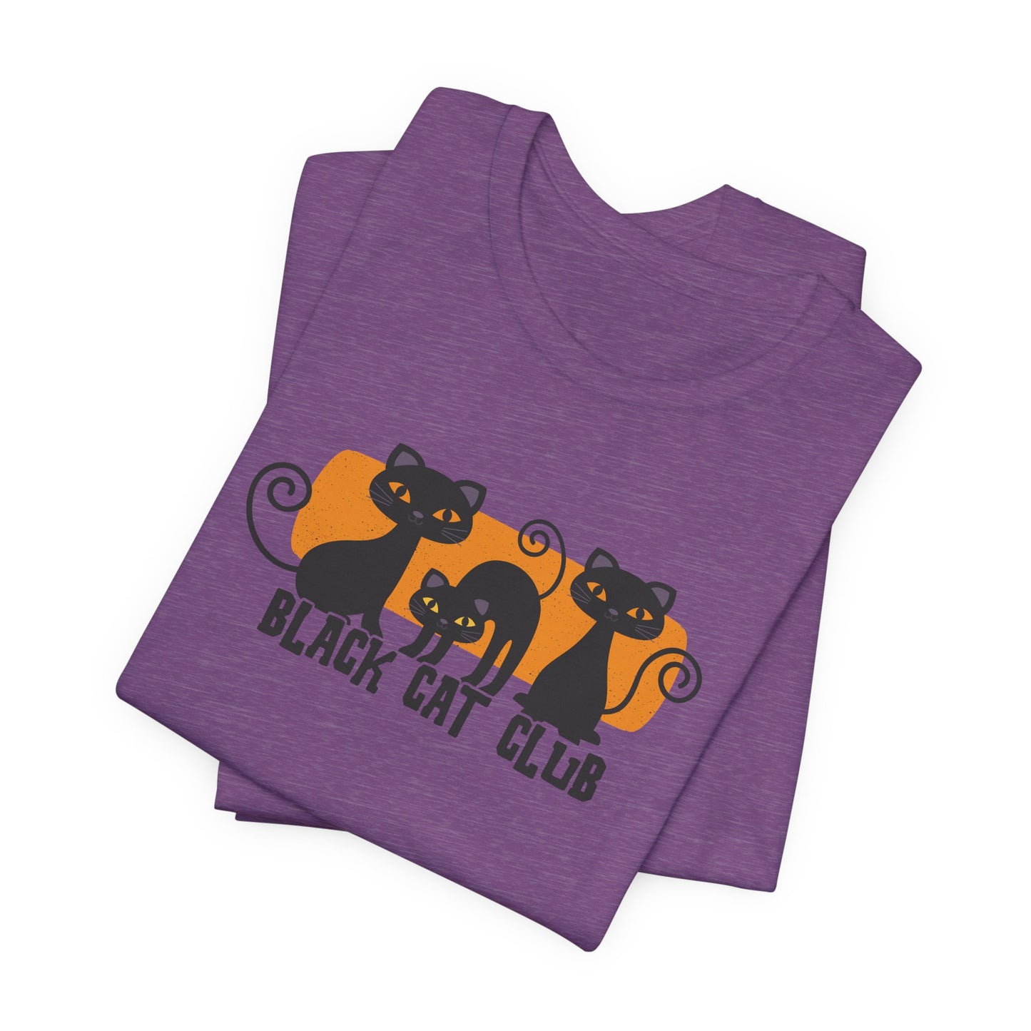 Black Cat Club Halloween Shirt – Cute & Spooky Feline Design