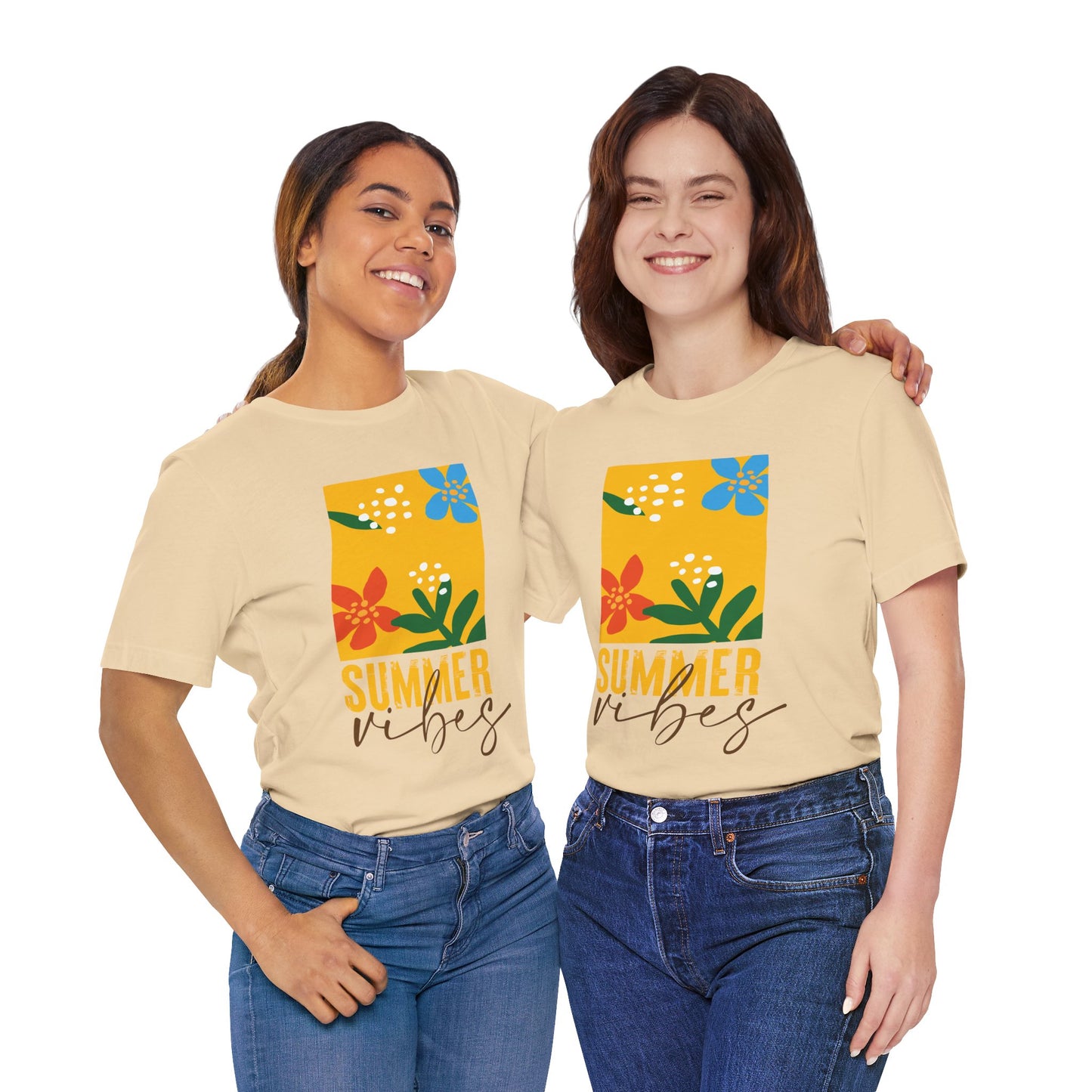 "Summer Vibes" T-Shirt – Color That Feels Like Summer