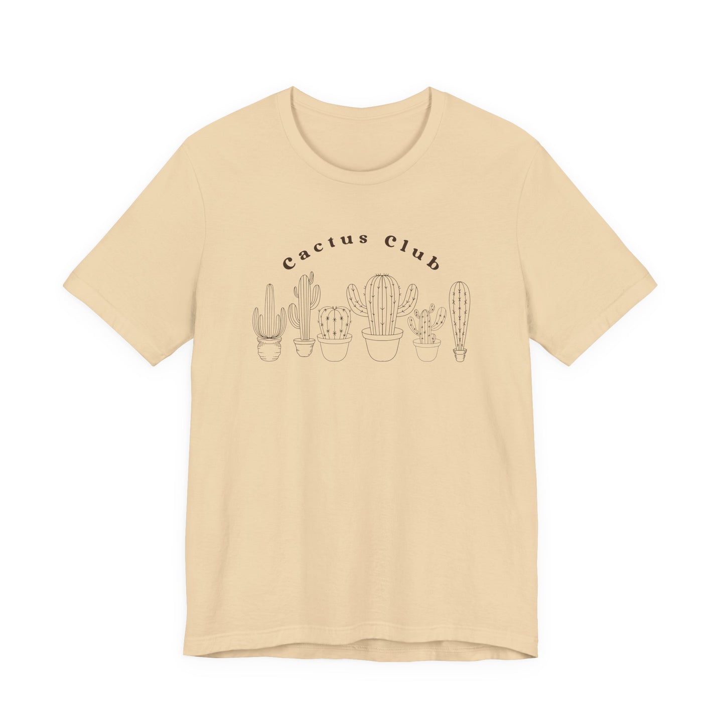 Cactus Club Graphic Tee – Minimal Desert Vibes