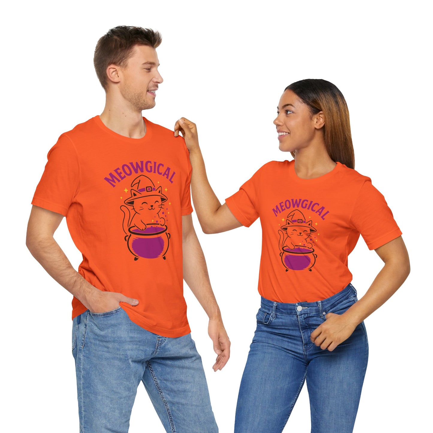 Meowgical Cat Halloween Shirt – Cute Witchy Kitty Tee for Cat Lovers