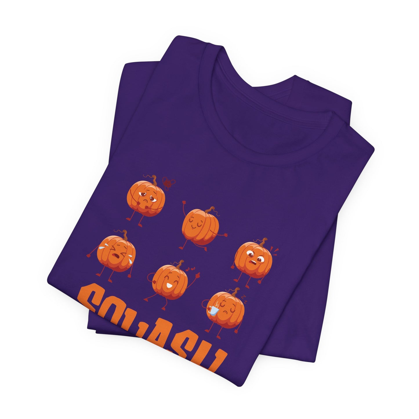 Squash – Cute Pumpkin Faces Halloween T-Shirt