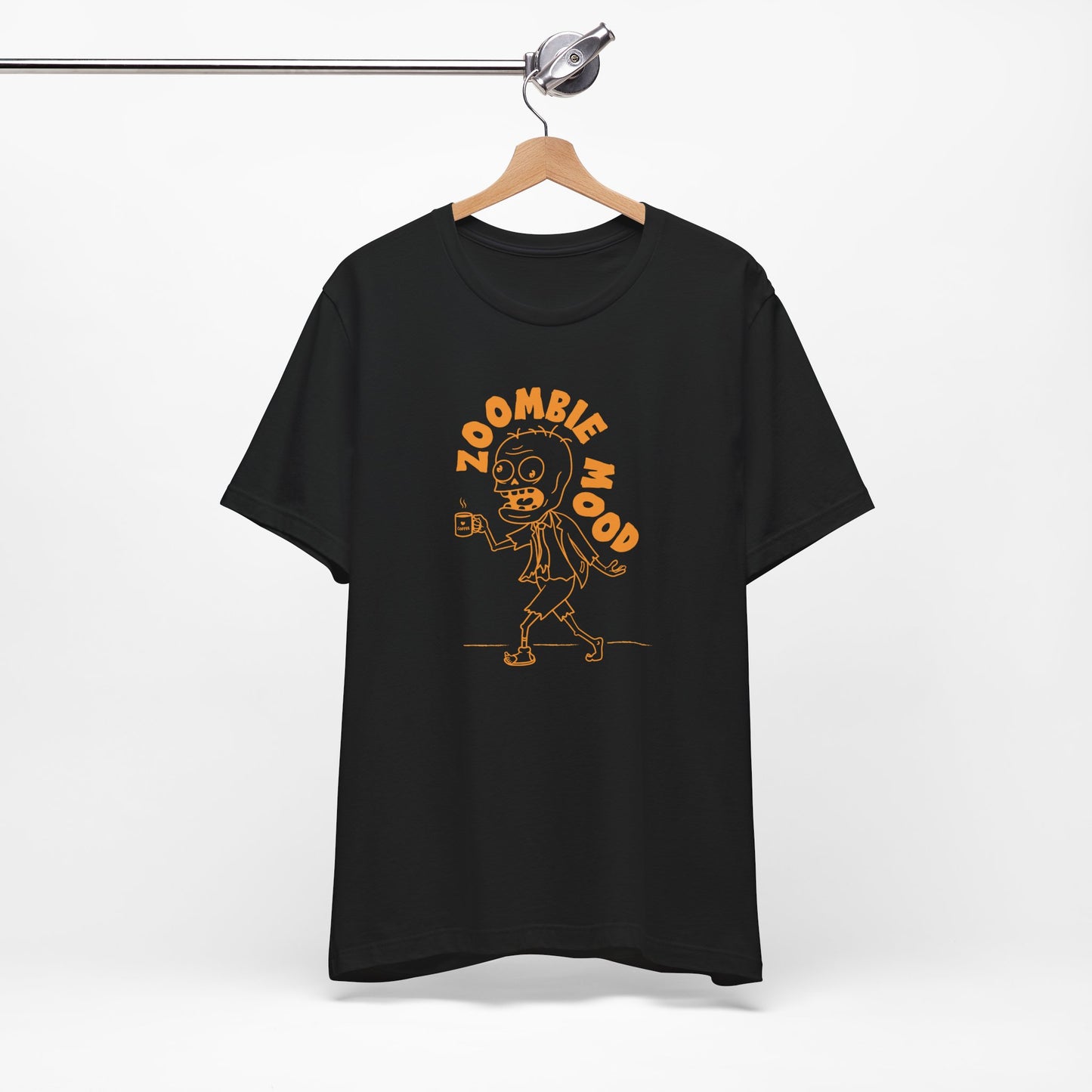 Zoombie Mood T-Shirt – For Coffee Lovers & Night Owls
