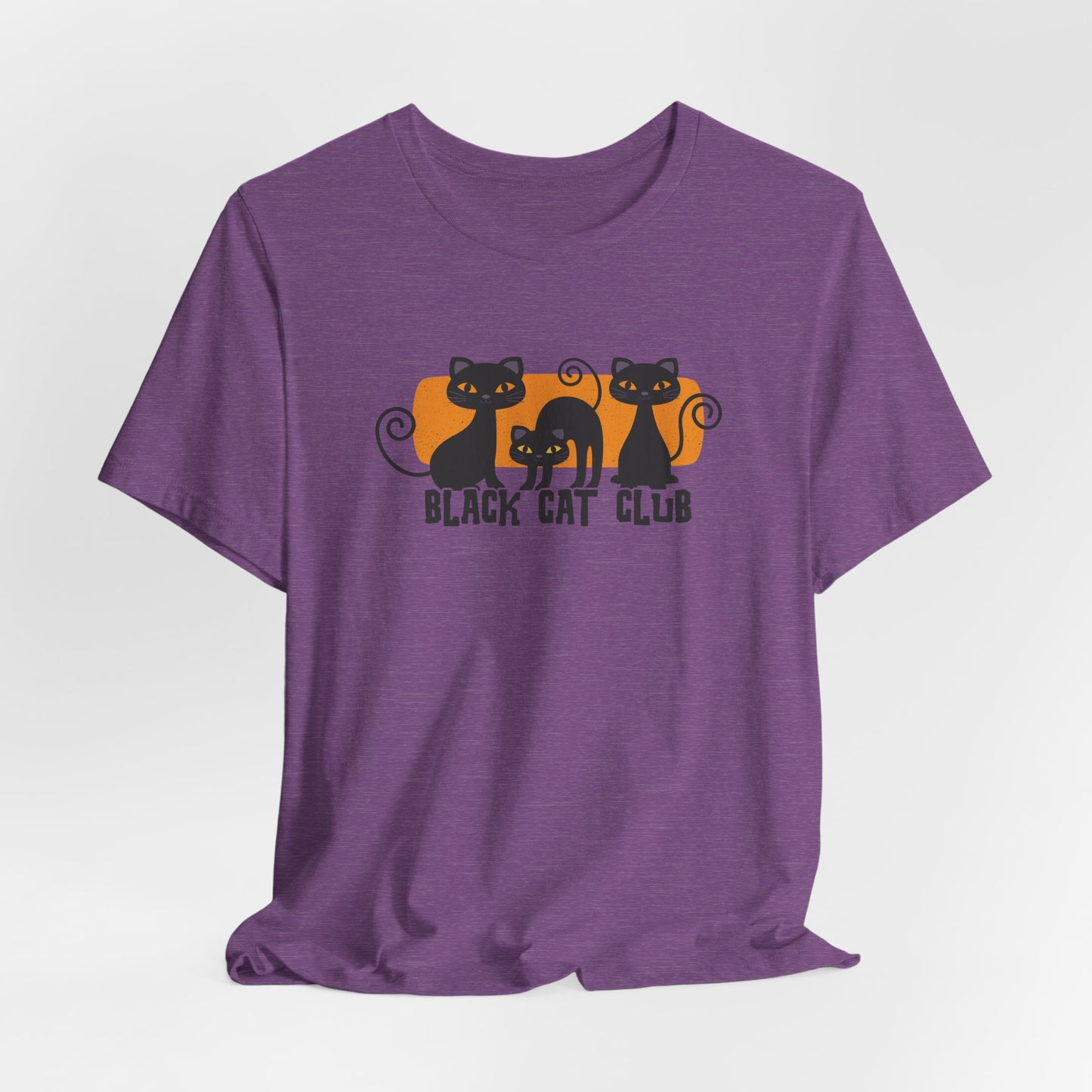 Black Cat Club Halloween Shirt – Cute & Spooky Feline Design