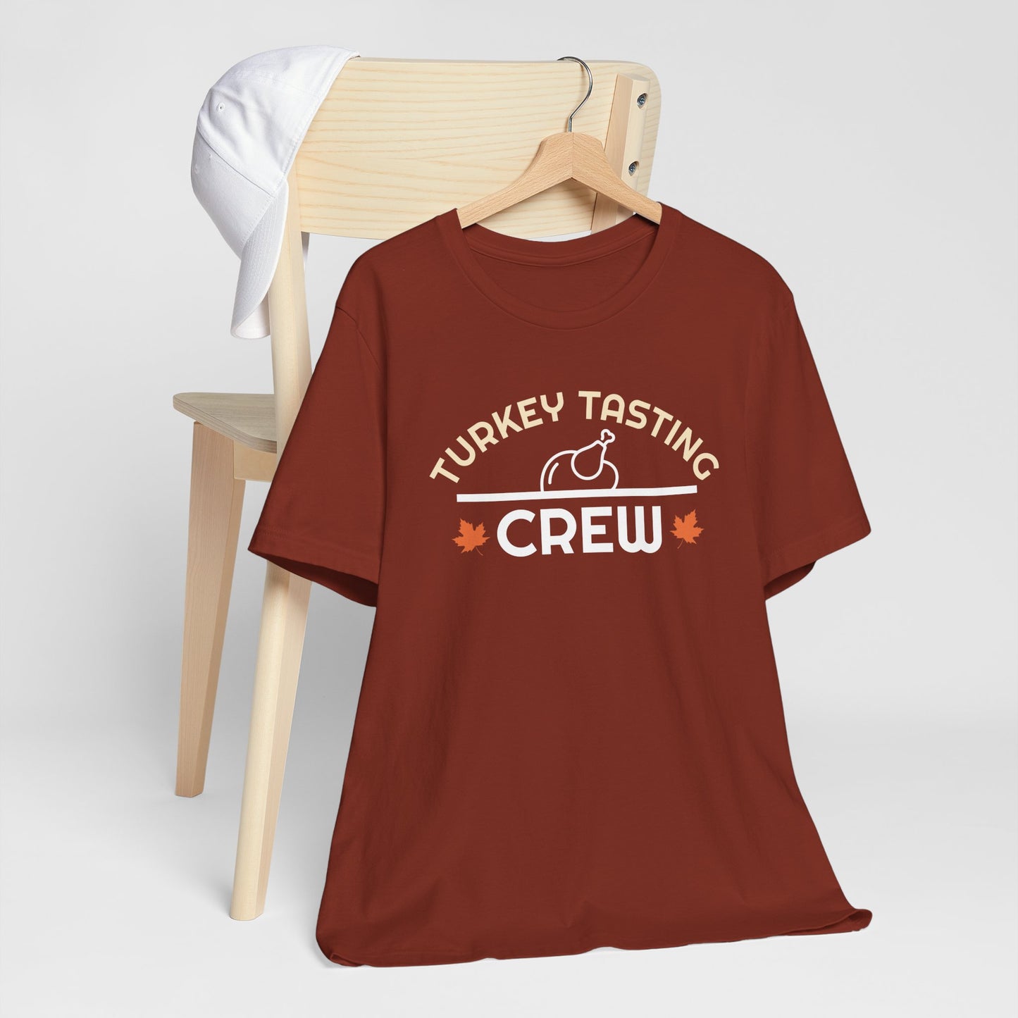 Turkey Tasting Crew T-Shirt – Funny Thanksgiving Shirt for Family and Friends