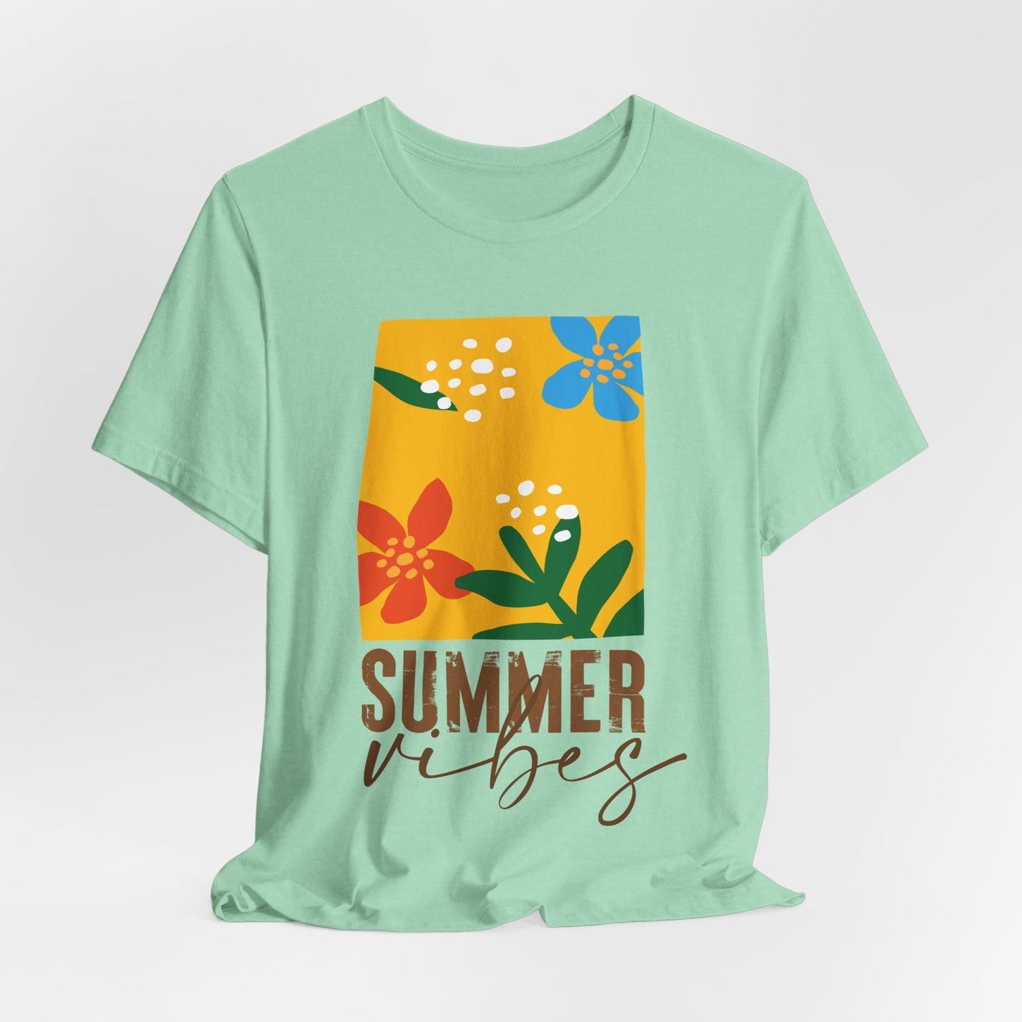 "Summer Vibes" T-Shirt – Color That Feels Like Summer