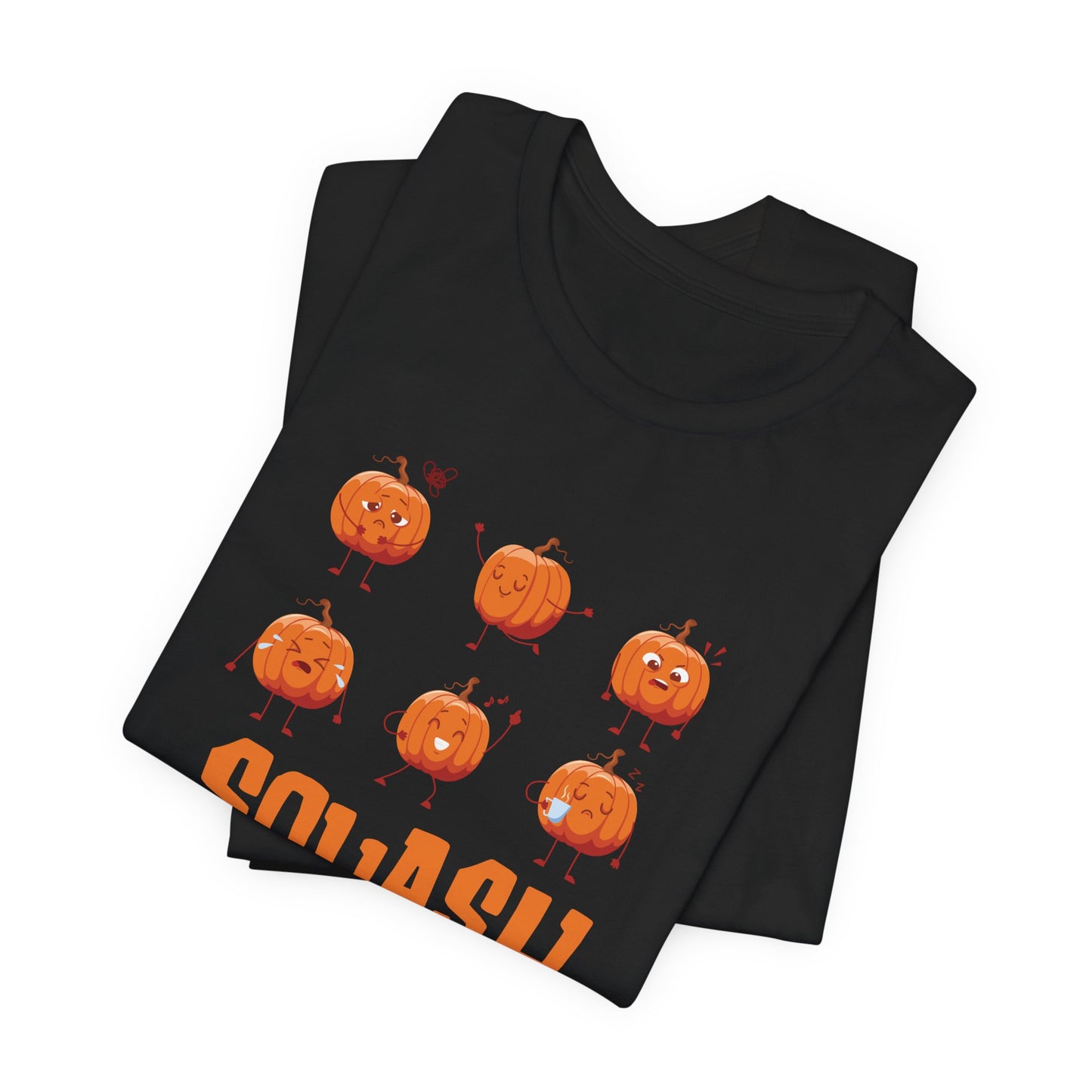 Squash – Cute Pumpkin Faces Halloween T-Shirt