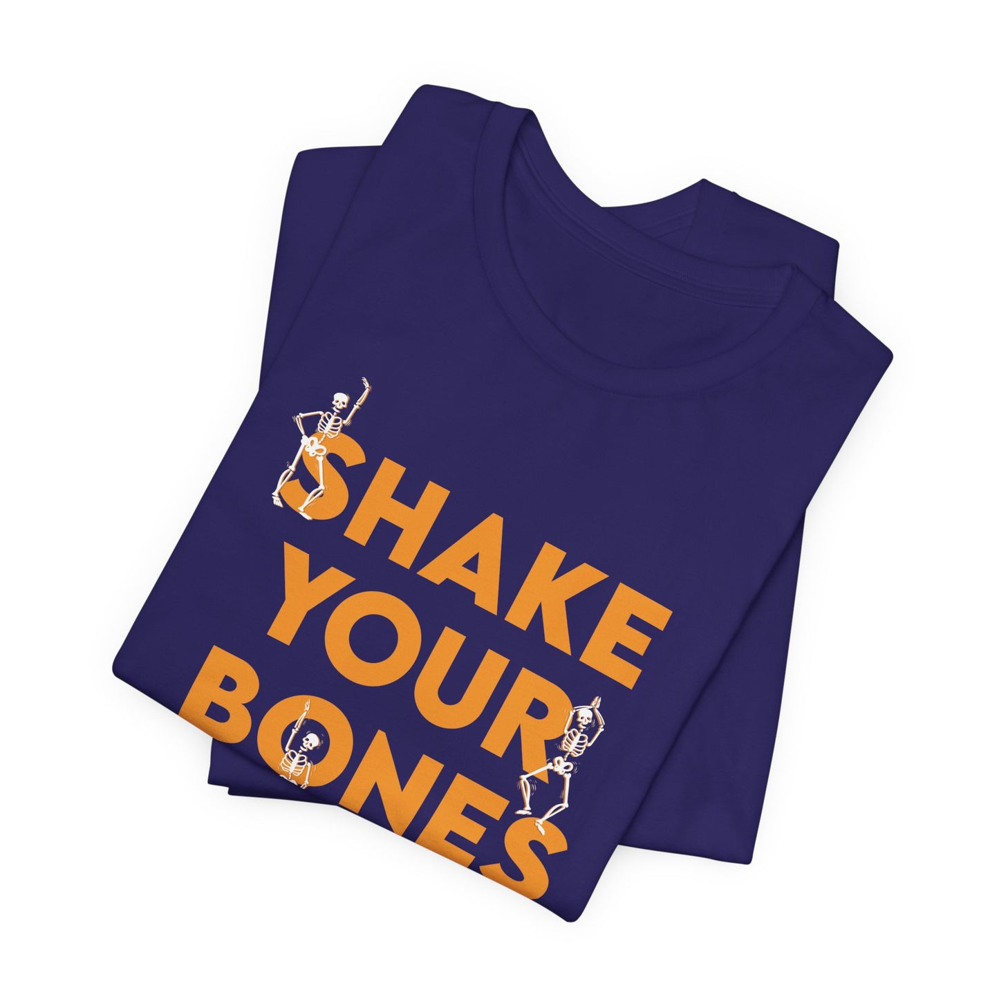 Shake Your Bones Halloween Shirt – Funny Dancing Skeleton Tee