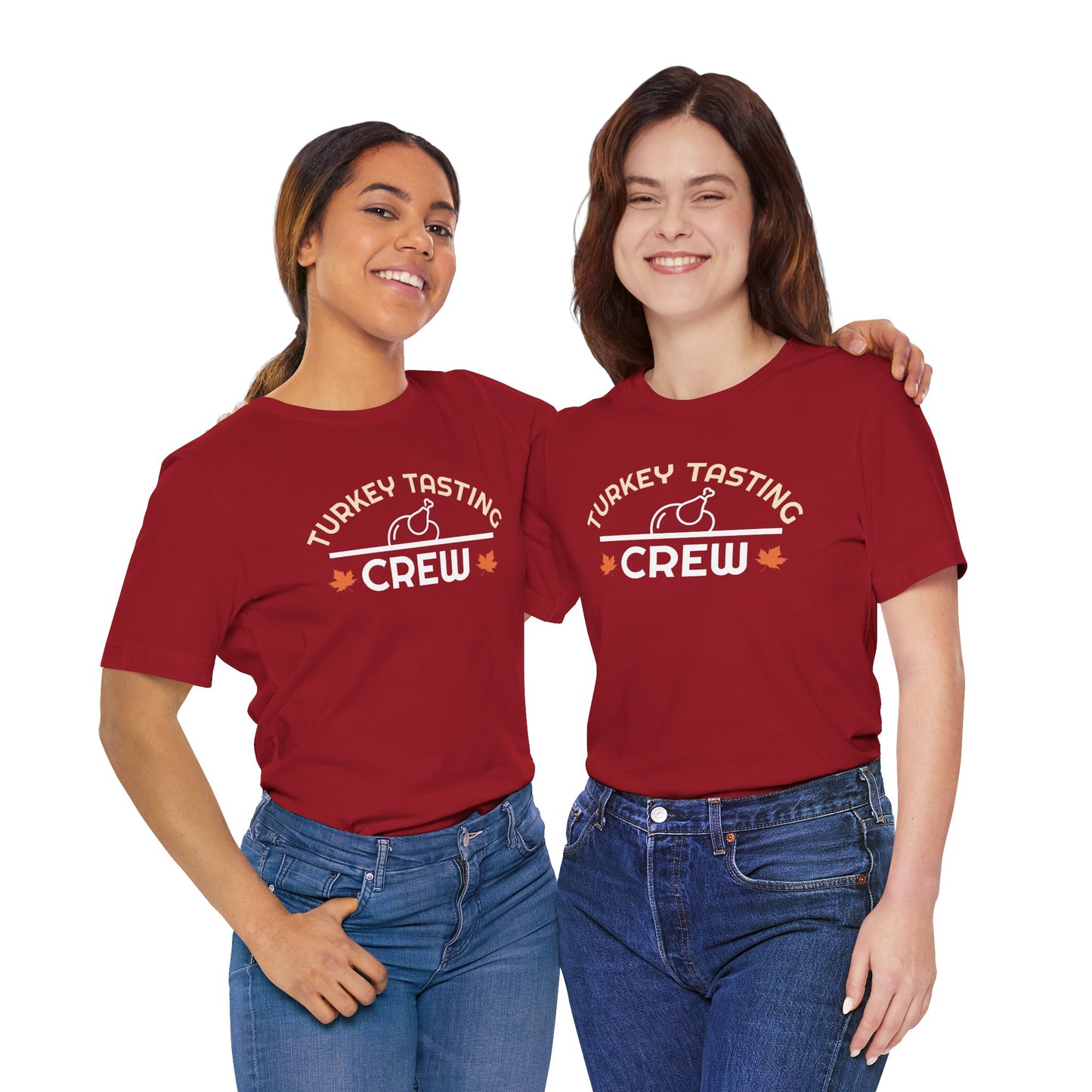 Turkey Tasting Crew T-Shirt – Funny Thanksgiving Shirt for Family and Friends