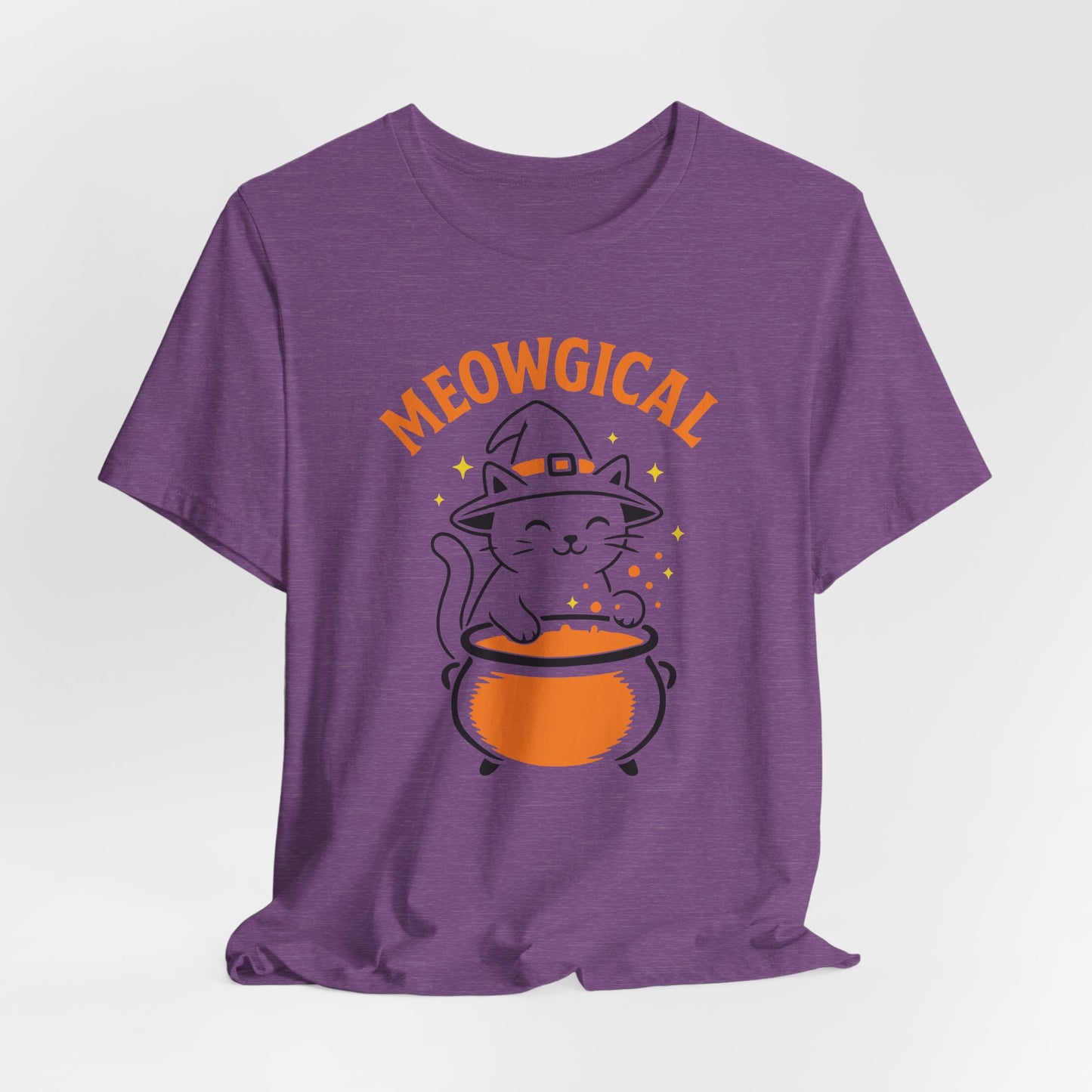 Meowgical Cat Halloween Shirt – Cute Witchy Kitty Tee for Cat Lovers