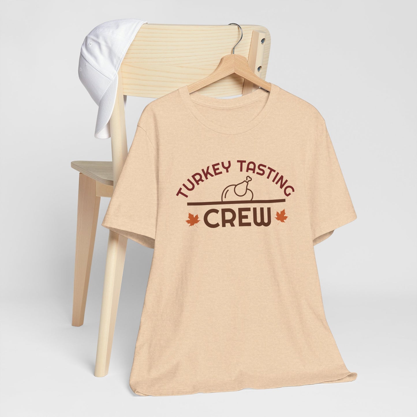 Turkey Tasting Crew T-Shirt – Funny Thanksgiving Shirt for Family and Friends