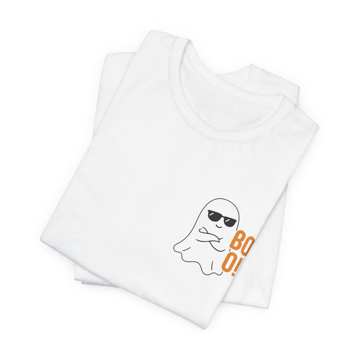BOO! Halloween Shirt - Bold Minimalist Spooky Graphic Tee