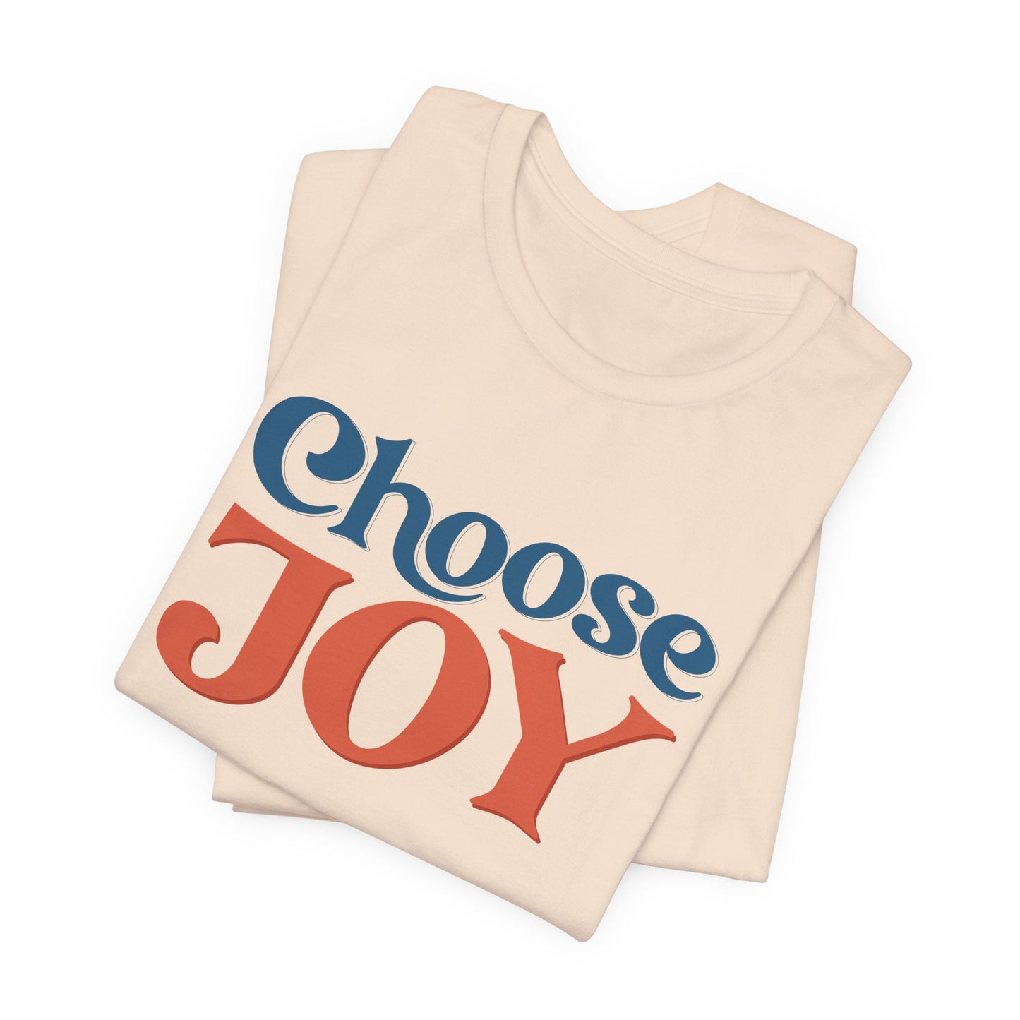 Choose Joy Retro Typography Graphic Tee