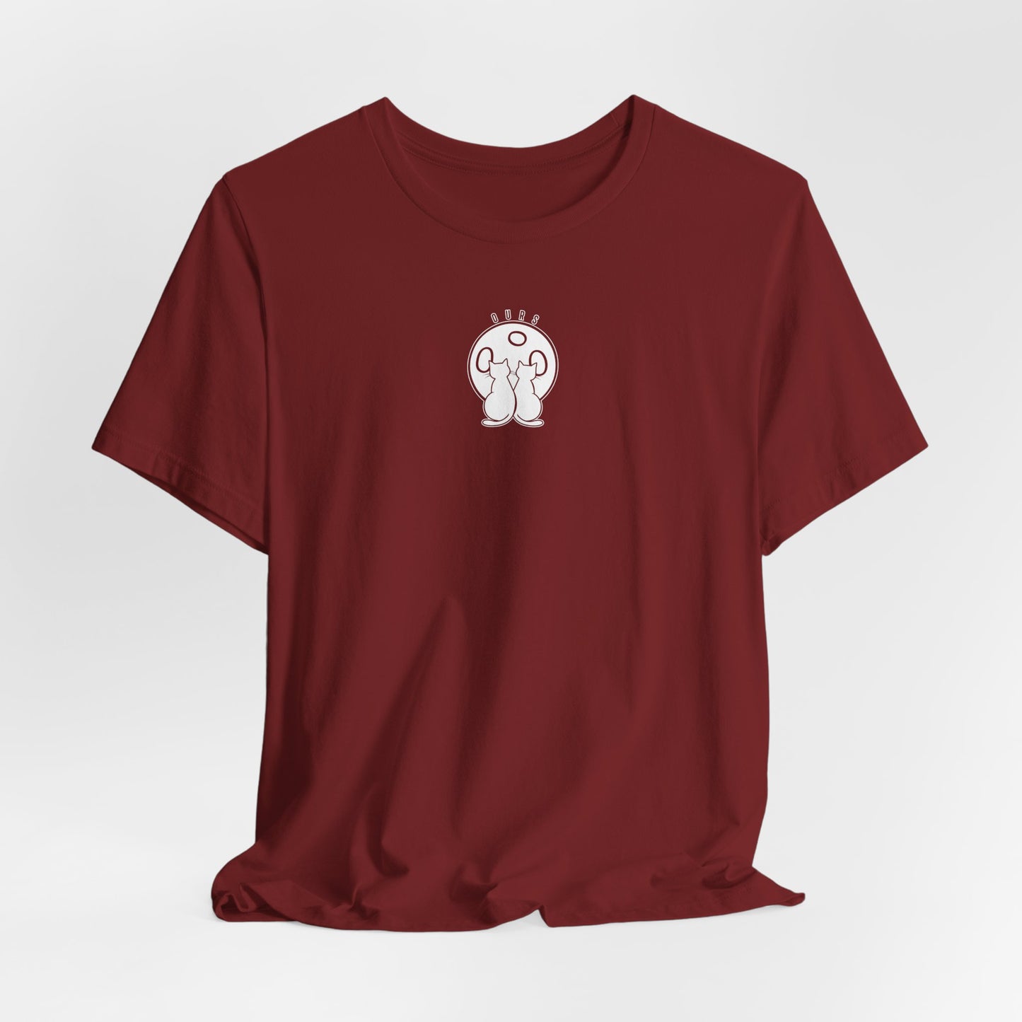 Ours Cat Couple Moon T-Shirt