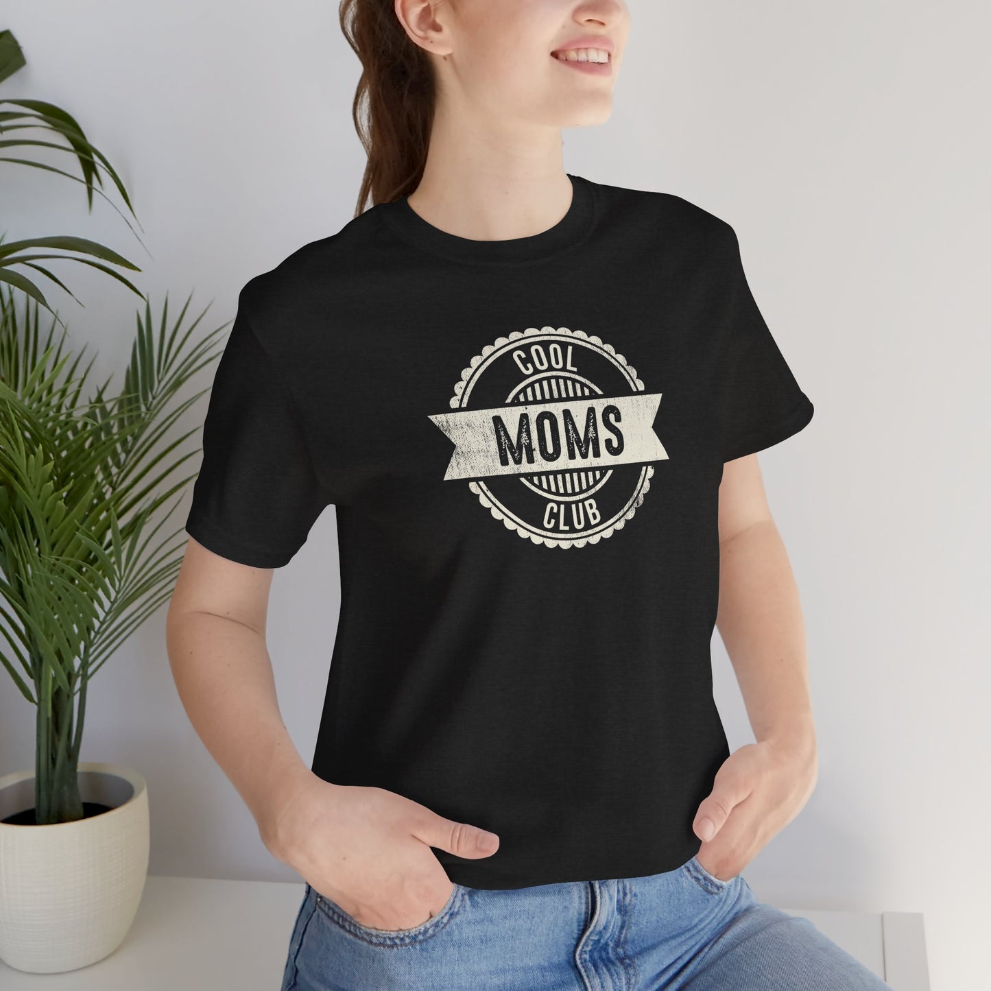 Cool Moms Club Vintage Graphic Tee for Women