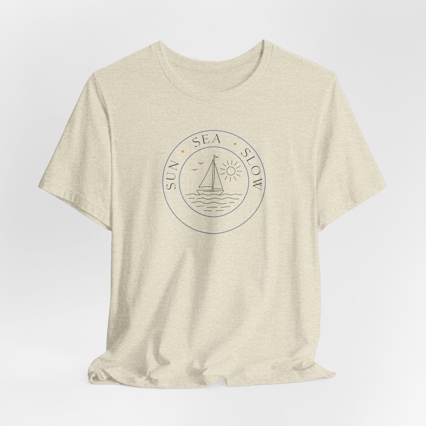 Sun Sea Slow Shirt - Coastal Sailing Graphic Tee