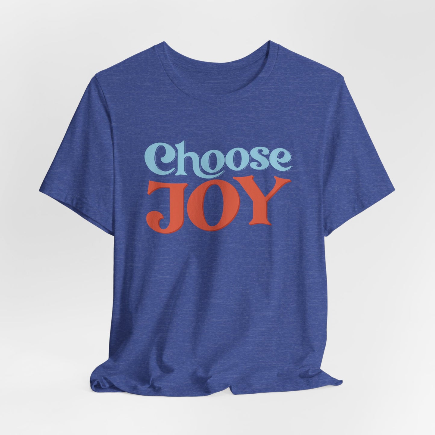 Choose Joy Retro Typography Graphic Tee