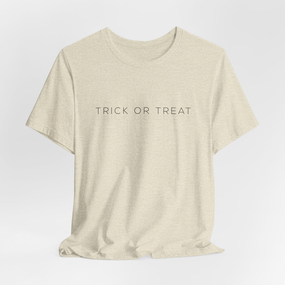 Trick or Treat Halloween Shirt - Spooky Back Print Graphic Tee