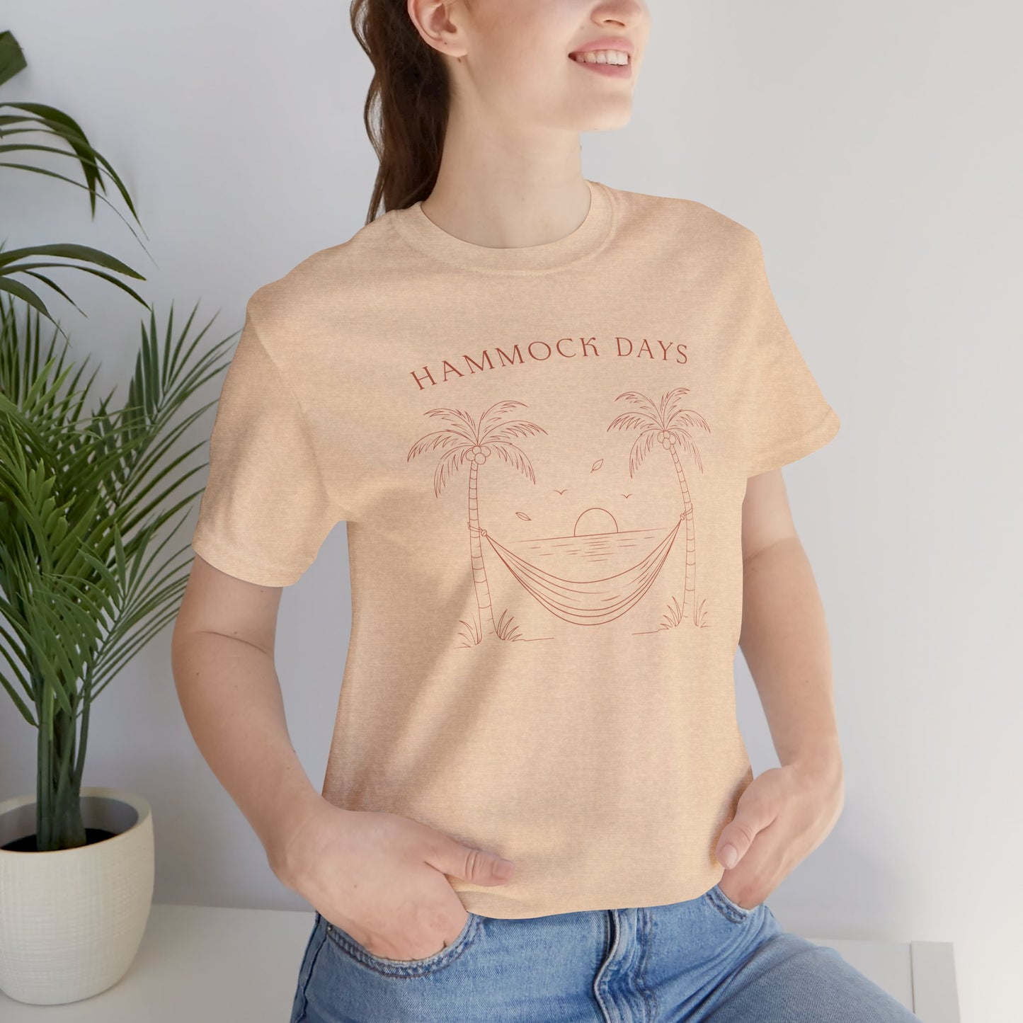 Hammock Days Shirt - Tropical Beach Vacation Graphic Tee
