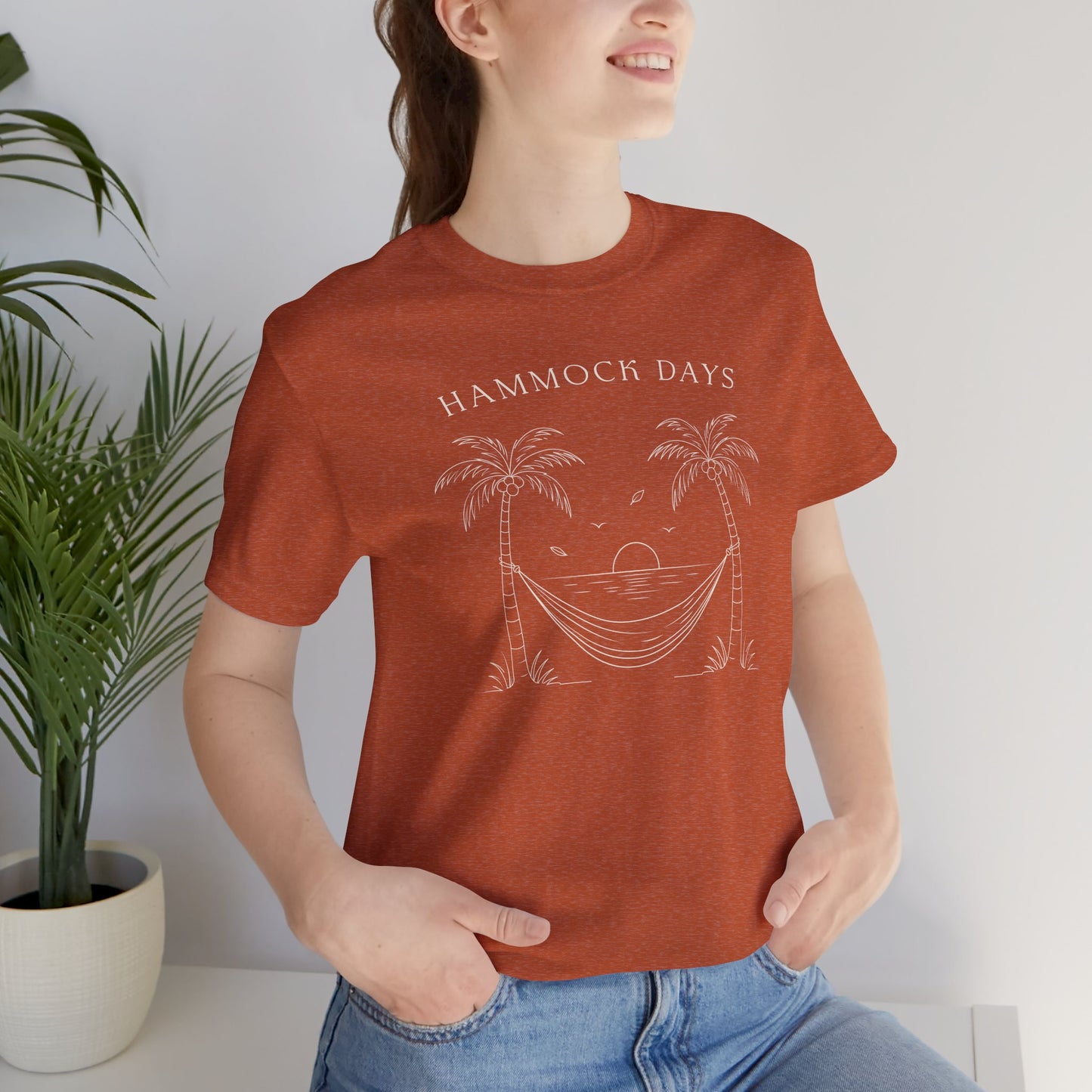 Hammock Days Shirt - Tropical Beach Vacation Graphic Tee