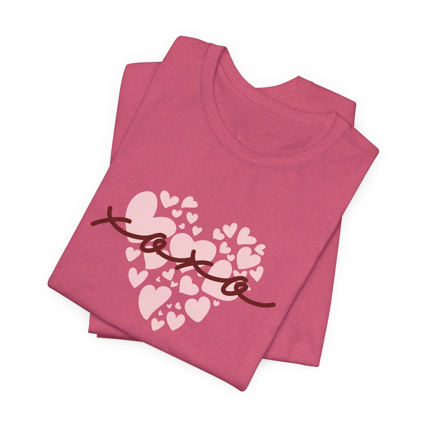 XOXO Love T-Shirt – Cute Heart Design Romantic Valentine Shirt