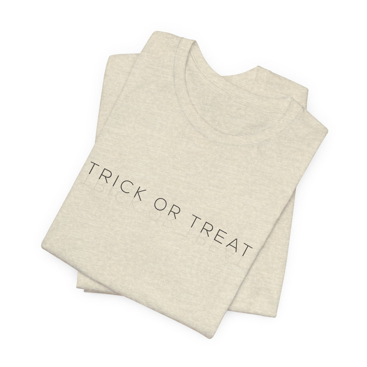 Trick or Treat Halloween Shirt - Spooky Back Print Graphic Tee