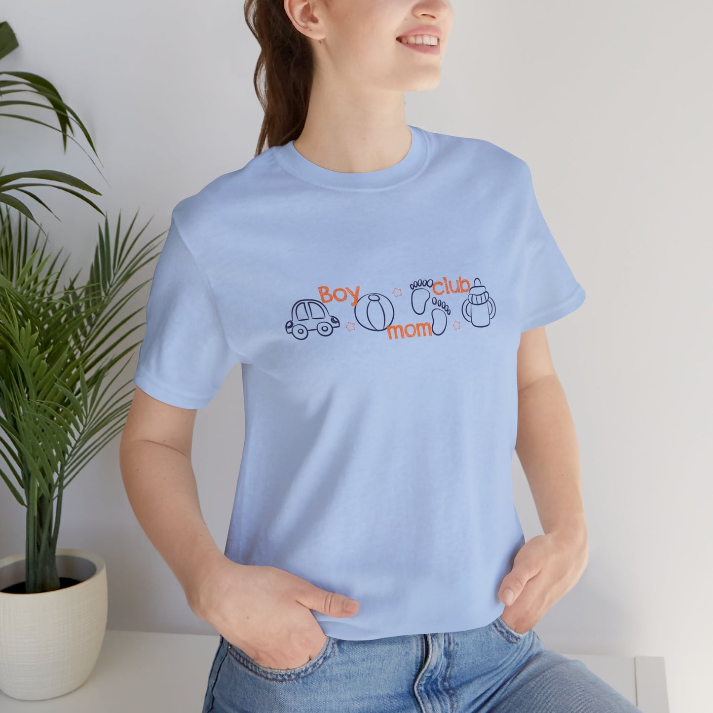 Boy Mom Club Shirt, Cute Boy Mom T-Shirt