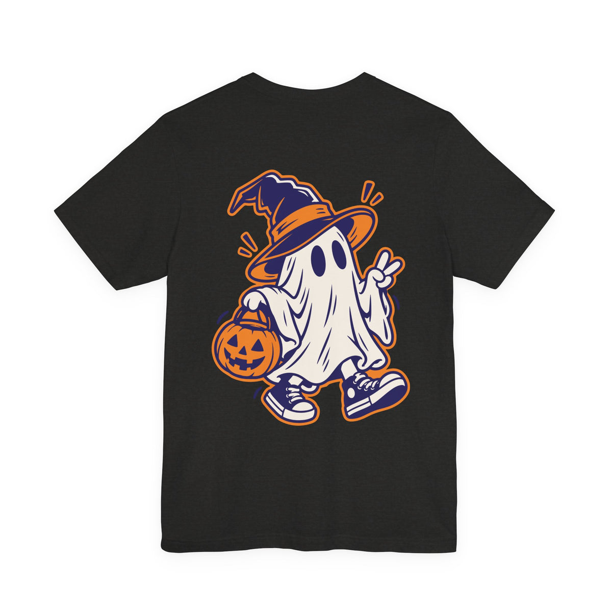 Cute Ghost Halloween Shirt – Witch & Pumpkin Spooky Graphic Tee