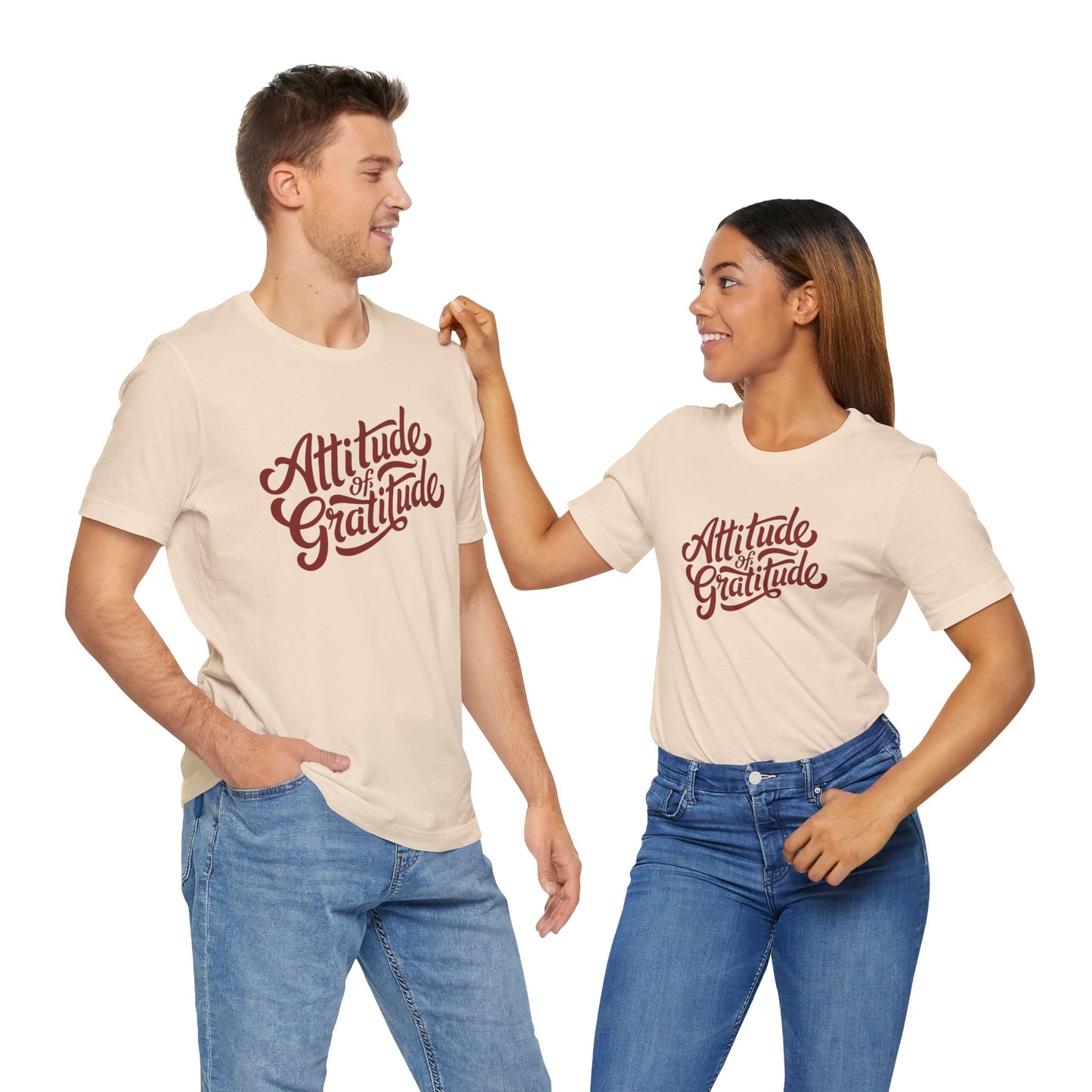 Attitude of Gratitude Shirt – Positive Thanksgiving Fall Tee with Inspirational Quote