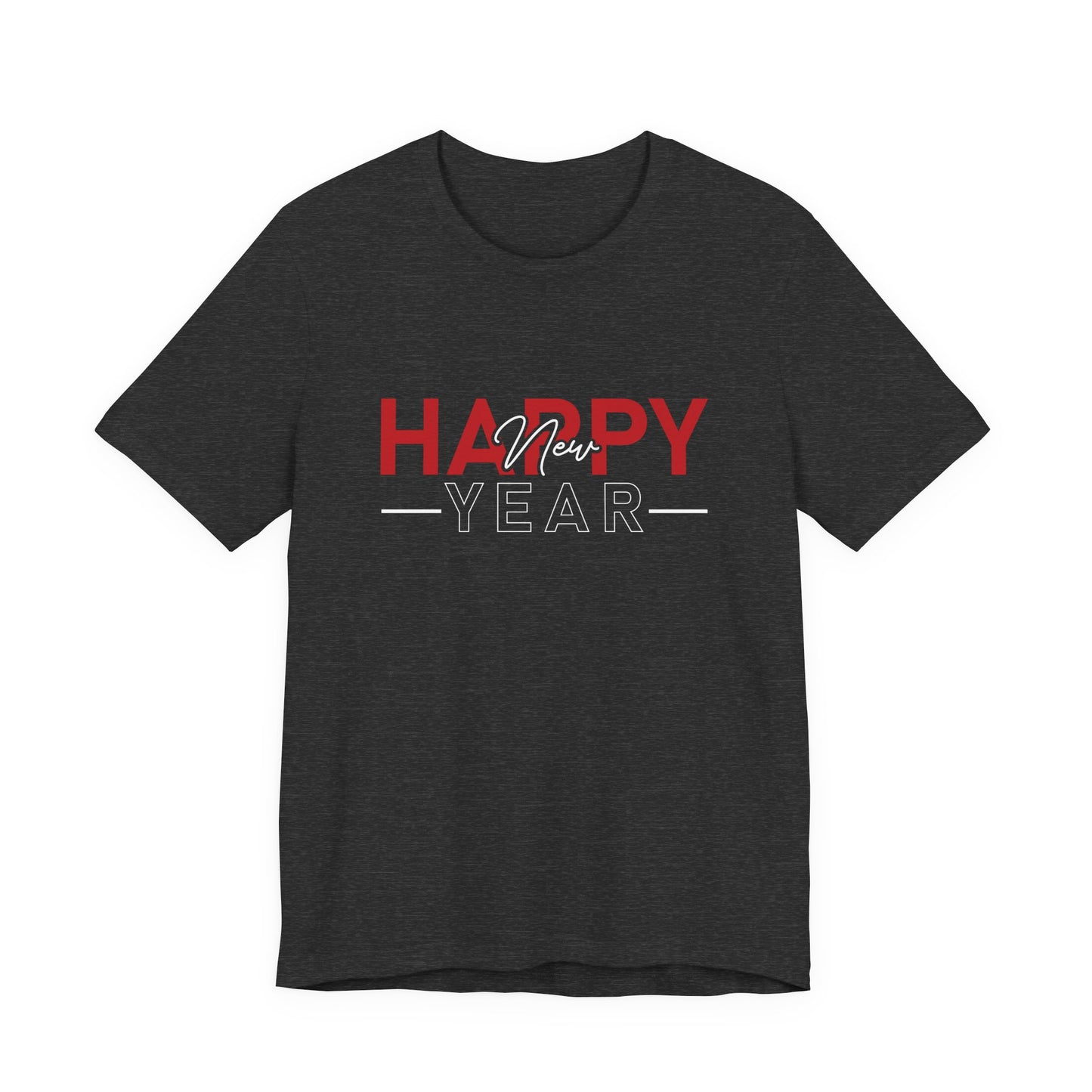 Happy New Year T-Shirt – Modern Minimalist New Year Celebration Tee