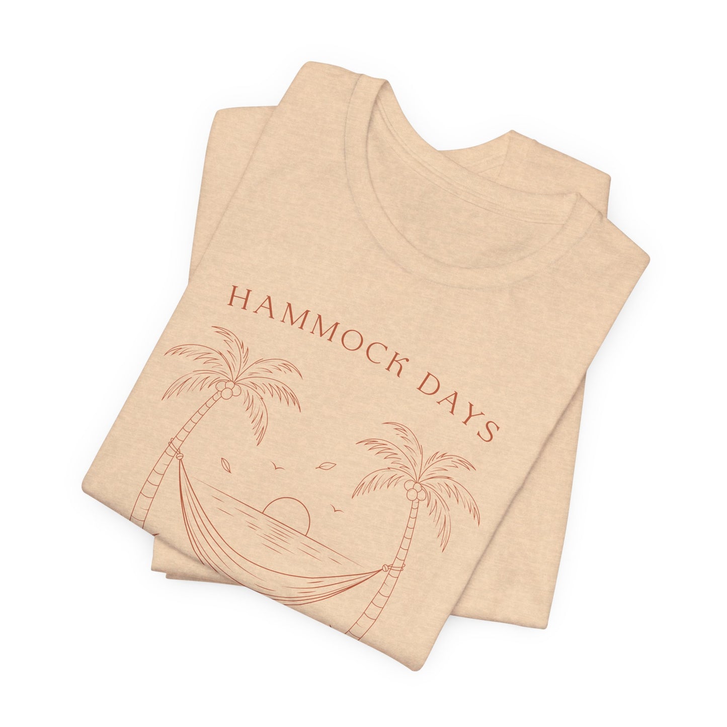 Hammock Days Shirt - Tropical Beach Vacation Graphic Tee