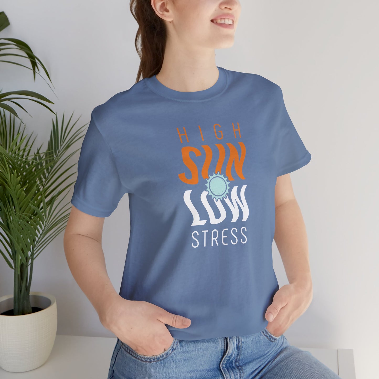 High Sun Stress Shirt | Funny Summer Beach Graphic Tee