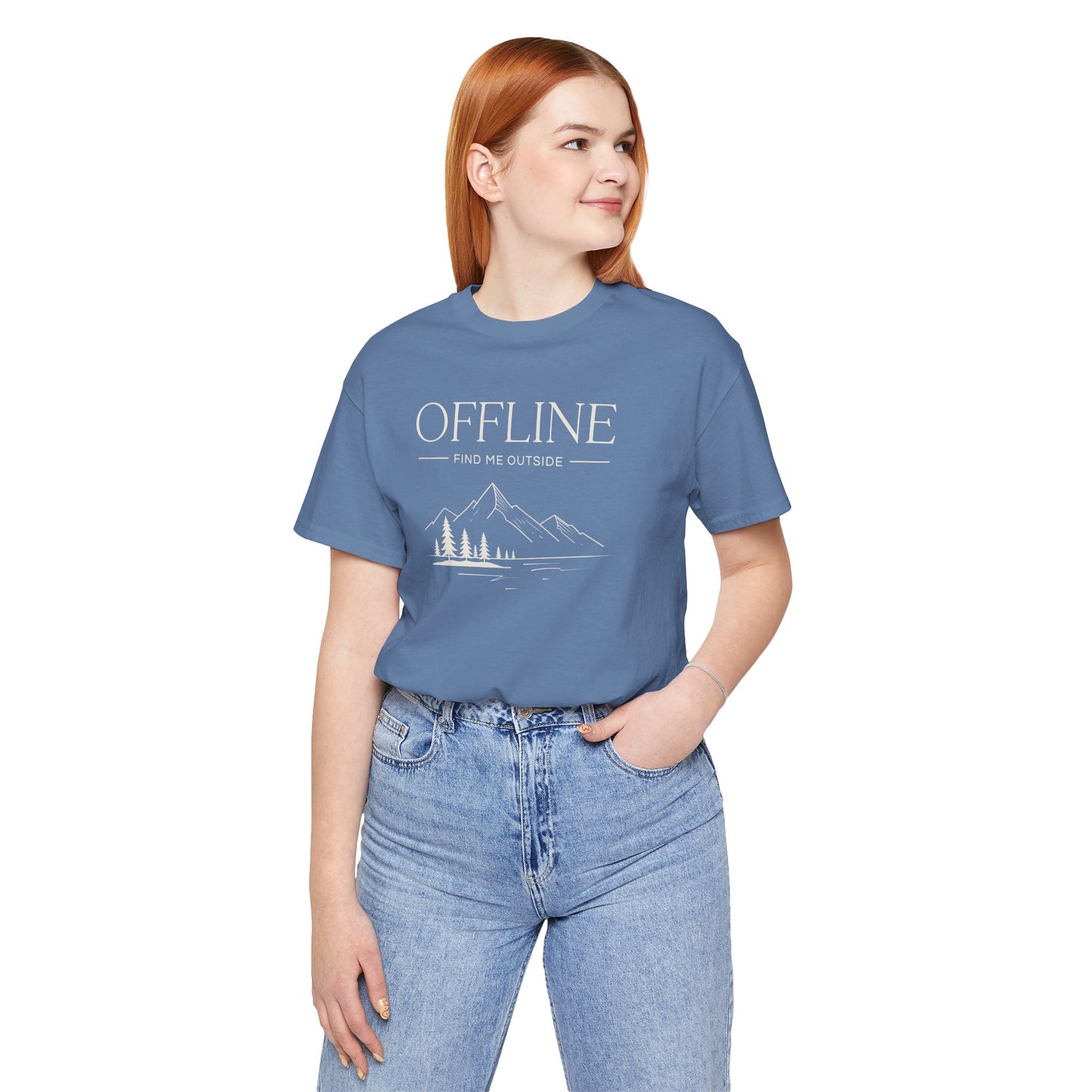 Offline Find Me Outside Shirt - Vintage Outdoor Graphic Tee