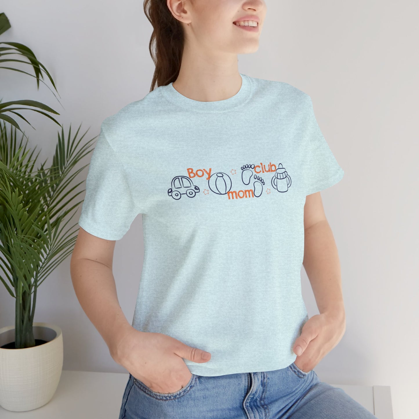 Boy Mom Club Shirt, Cute Boy Mom T-Shirt